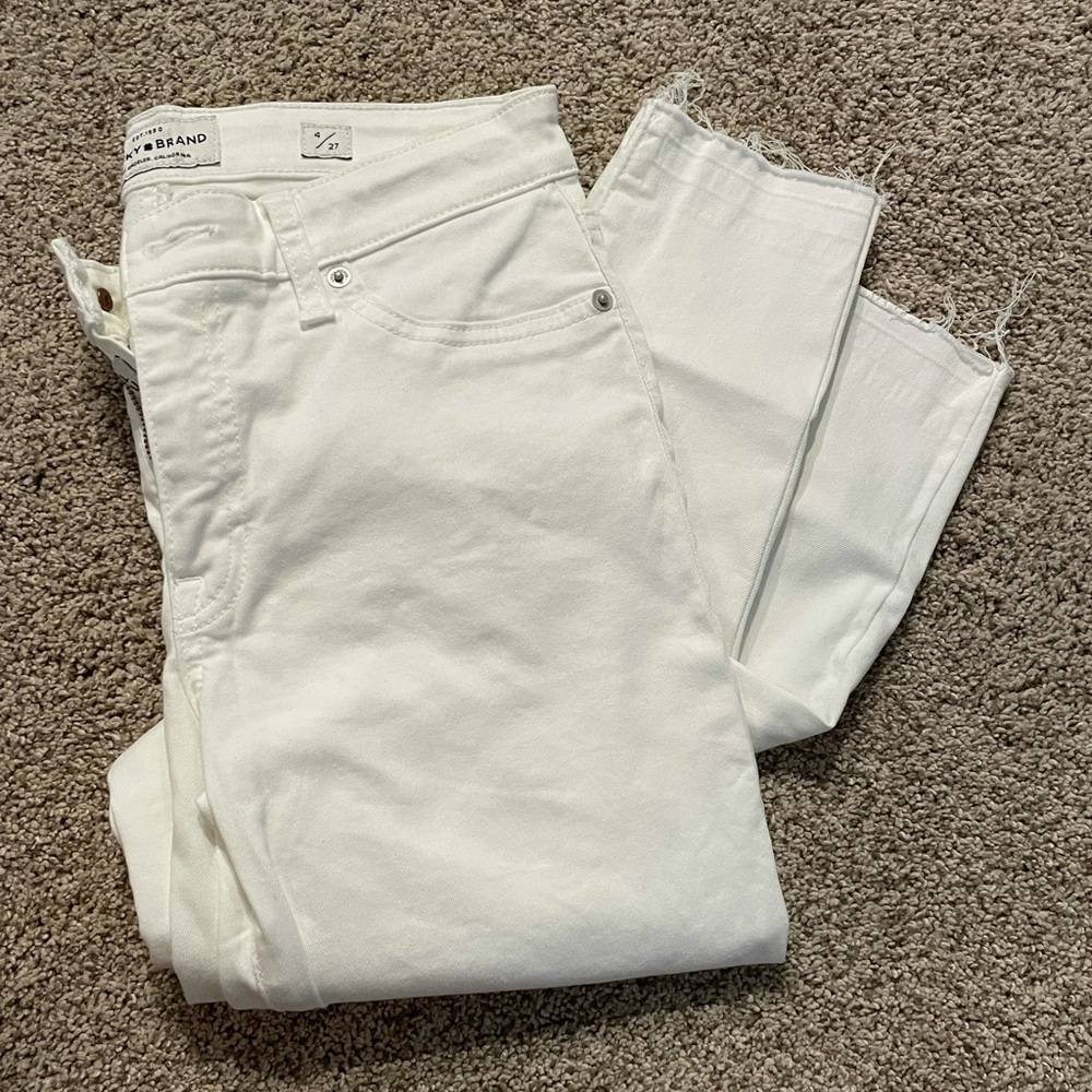 White Lucky Jeans